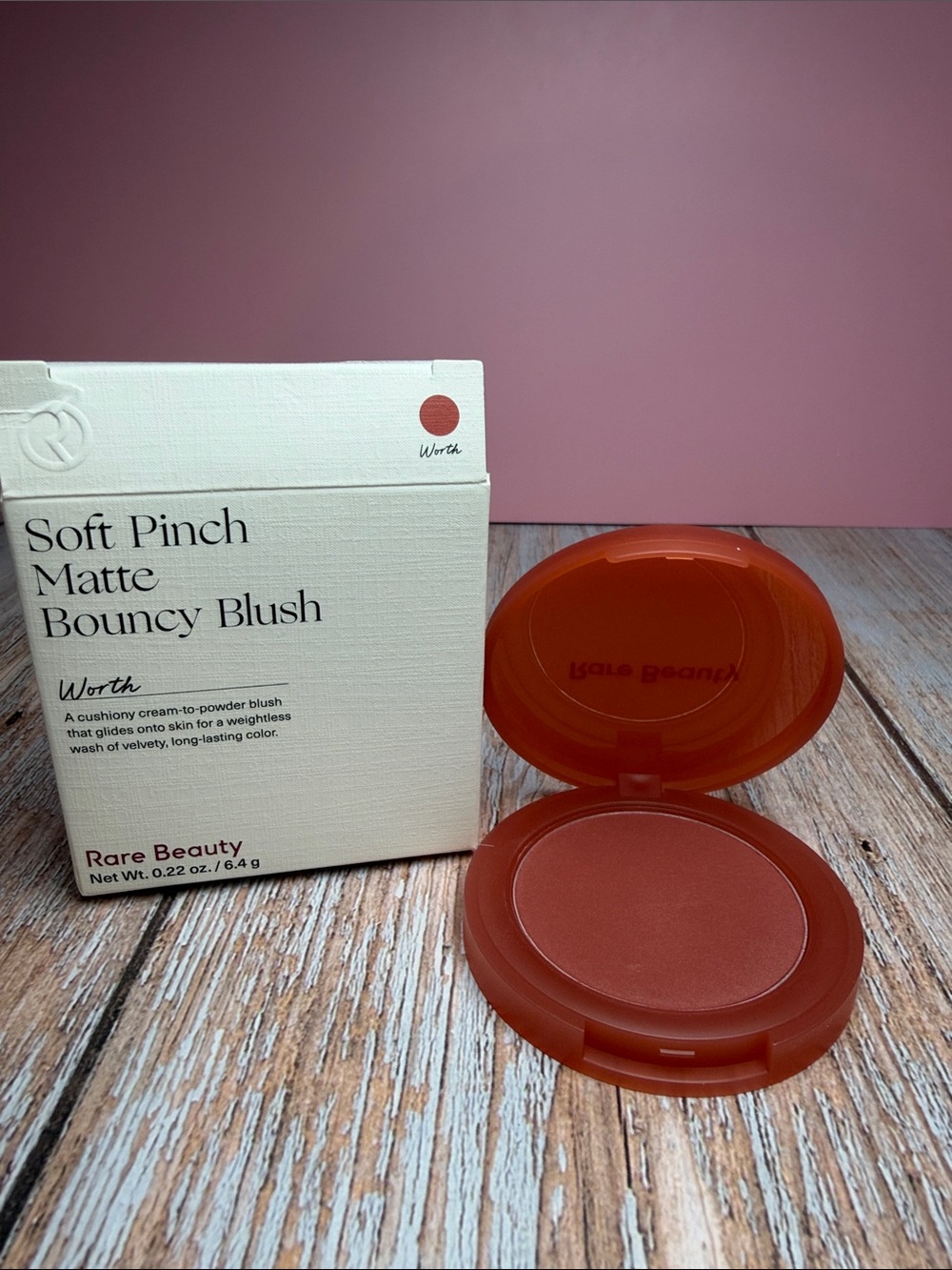 Rare Beauty Soft Pinch Matte Bouncy Blush — Worth a Warm Terracotta / Rust